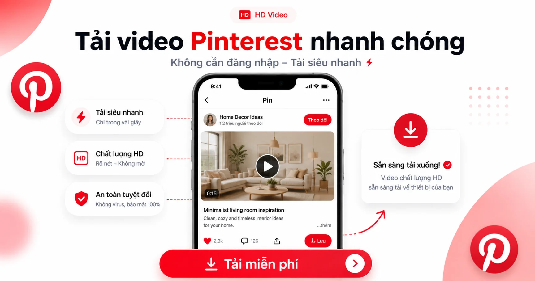 Tải video Pinterest cho những mục đích gì?